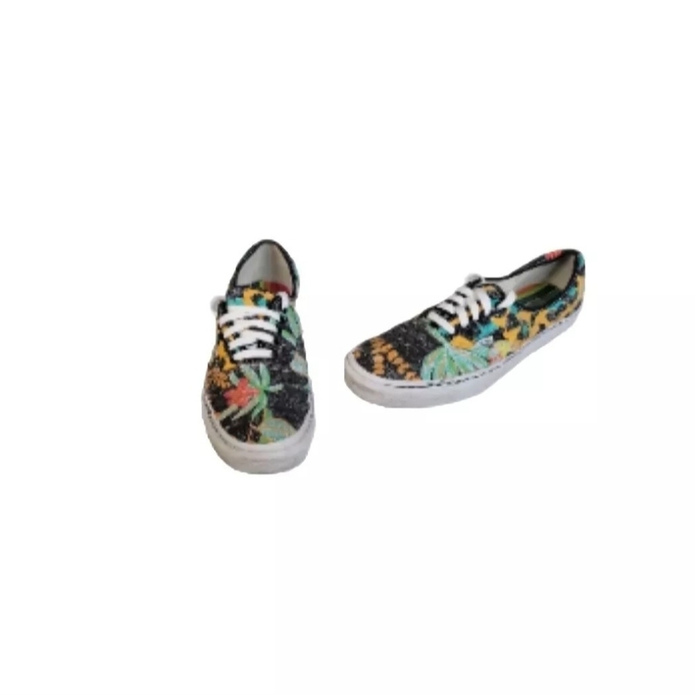 Vans Off The Wall Crayola Fashion Sneakers Womens Size 11 Colorful Art To Wear